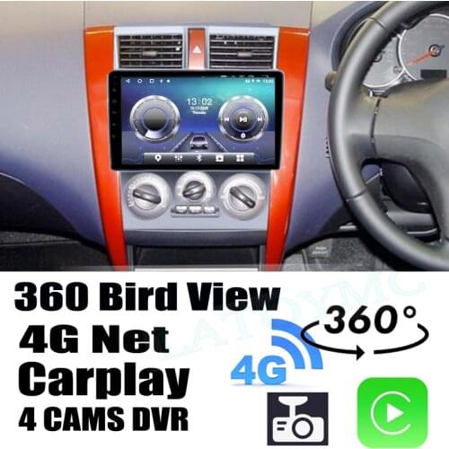 Car Audio Navigation GPS Stereo Carplay DVR 360 Birdview 4G Android System For Mitsubishi Colt Plus