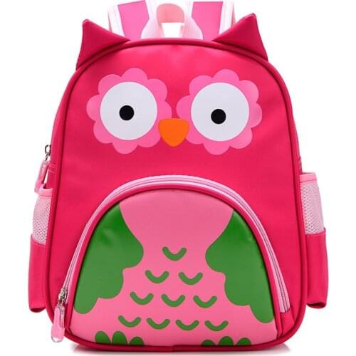 Childrens Backpack For Girls Boys 3- 6Years Old Kids & Babys School Bags Kindergarten Student owl Bag Bagpack