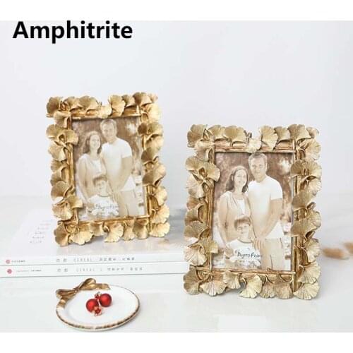 House Gold Decorations Ginkgo Sheet Picture Frame Of Creative European Photo Node Wedding Retro Room Set Up As Ornamental