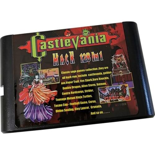 128in1 Game Cartridge Super Combo 16 bit Game Card for Sega Megadrive Genesis Console With Fast shipping-NTSC US