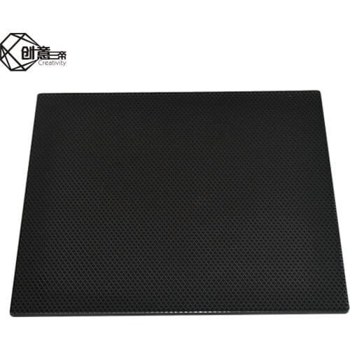 Creativity 3D Black Carbon Silicon Crystal Glass Platform Build Hotbed Glass Platform 220*220*3MM