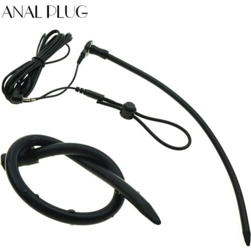 Medical Conductive Silicone Penis Plug Chastity Catheter Electro Stimulate Penis Ring Urethral Dilator Sounding