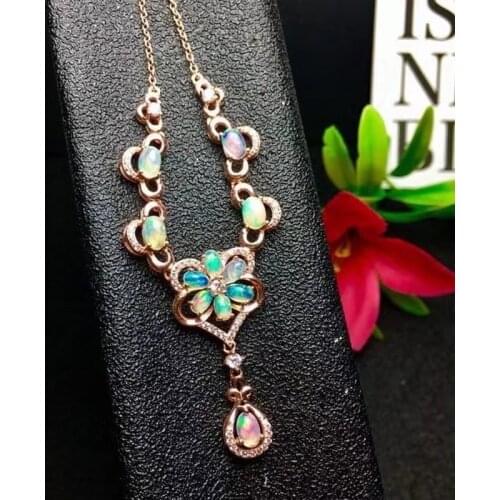 Natural Opal with 925 Sliver European Charms Design 925 Original with Beautiful Color