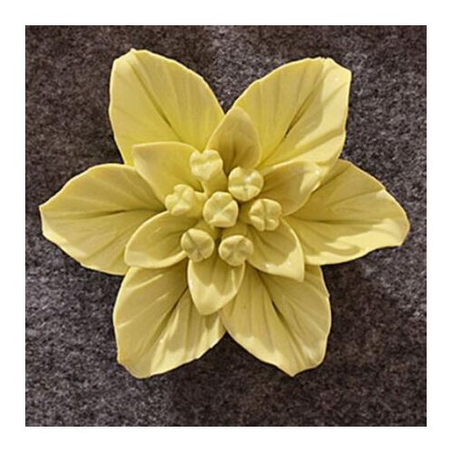 PRZY silicone mold beautiful flower fondant mold handmade blossom Gardenia flowers DIY for cake decorations