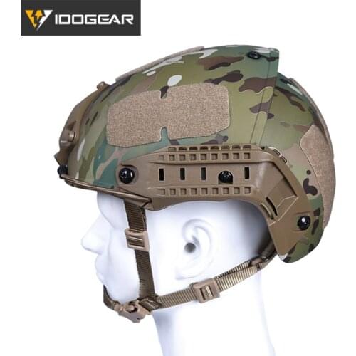IDOGEAR Tactical Fast Helmet Multicam CP Style AF Helmet Shroud Protective Military Hunting Accessories