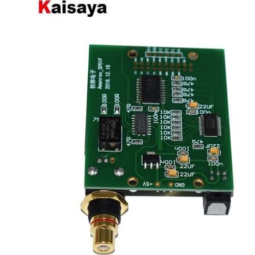 WM8805 USB Amanero Module Digital Interface IIS I2S To Coaxial IIS I2S To Optical Fiber Interface To Coaxial Board T0109