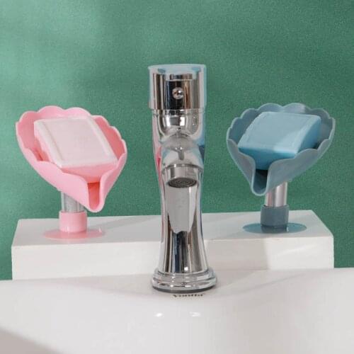 1Pcs Storage Plate Tray Soap Box 1Pcs Travel Accessories Lotus Leaf Shape Drain Soap Holder Bathroom Supplies Multi Purpose