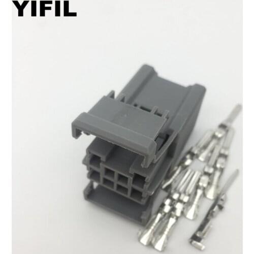 10pcs/lot 6 Pin Sumitomo HD Unsealed Series 6-Way Connector, MALE Set With Pins terminal 6098-0246