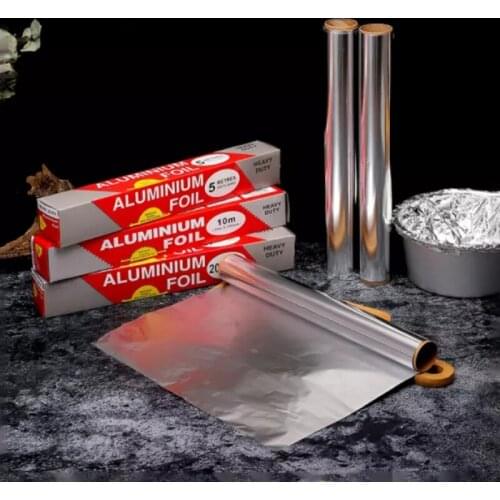 3/10/20M Aluminum Pizza Tin Foil Kitchen Oil-proof Waterproof Stickers Baking Tools Barbecue Paper Baking Paper Wrapped