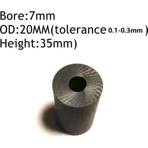 35x20x7mm 100% Boron Carbide Sand blasting Nozzle for Sandblast Cabinets Sandblaster Tips