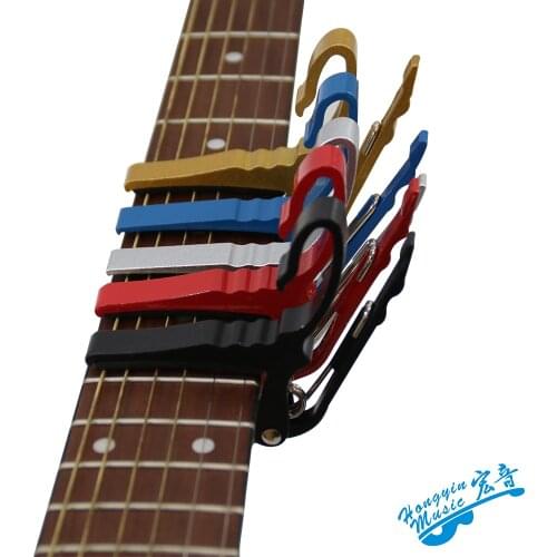 Aluminum Alloy Guitar Capo For Acoustic Wood Guitar Ukulele Tuning Clamp Alloy Skull Bronze Capo Musical Instrument Accessories