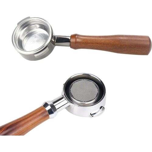 Coffee Portafilter WELHOME /GEMILAI/Nuova /La Marzocco/Breville/Delonghi/Barsetto 51mm 54mm 58mm Bottomless coffee handle