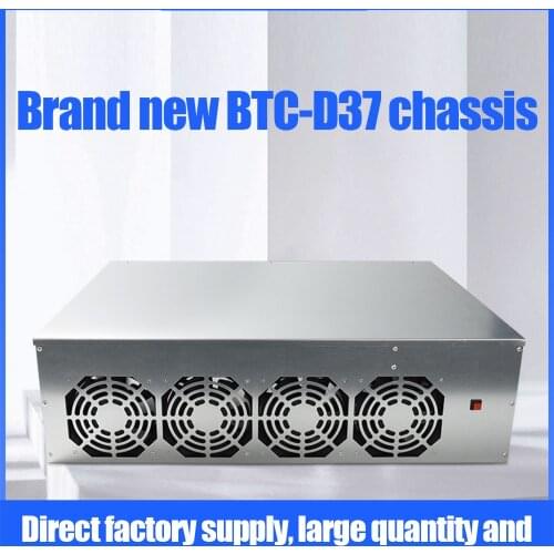 Miner Case Set BTC-D37 Chassis with 4 Fans Motherboard 8 Slots DDR SSD Mining Machine System for Mining ETH Ethereum miner