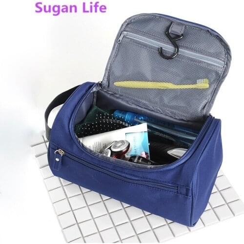 Makeup bag Cheap Women Bags Men Large Waterproof Nylon Travel Cosmetic Bag Organizer Case Necessaries Make Up Wash Toiletry Bag