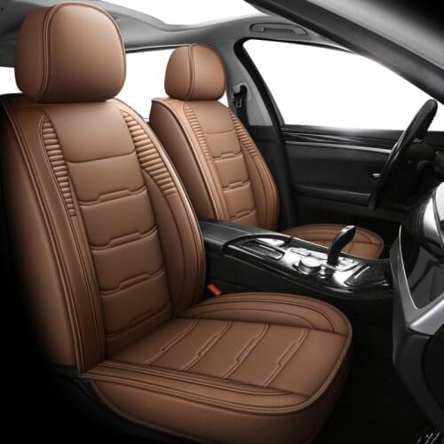 ZHOUSHENGLEE leather car seat covers for skoda kodiaq rapid spaceback octavia 2012 fabia 2 felicia KAROQ accessories seat covers