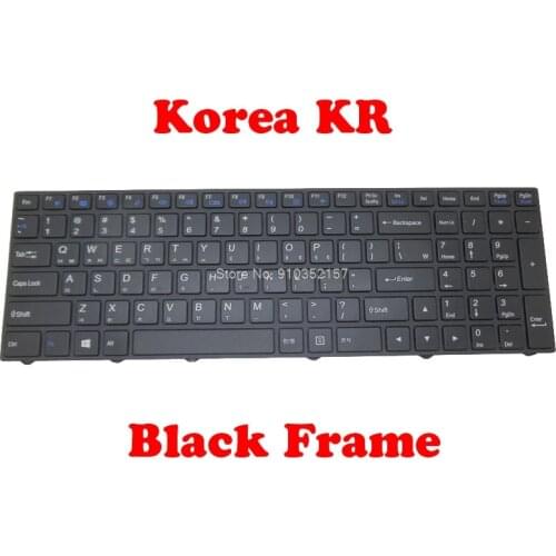 KR Keyboard For CLEVO WA50SH MP-13M13K0-4302 6-80-WA510-110-1 MP-13M13K0-4307 6-80-W95A0-110-1 MP-13M13K0-430 6-80-WA500-110-1