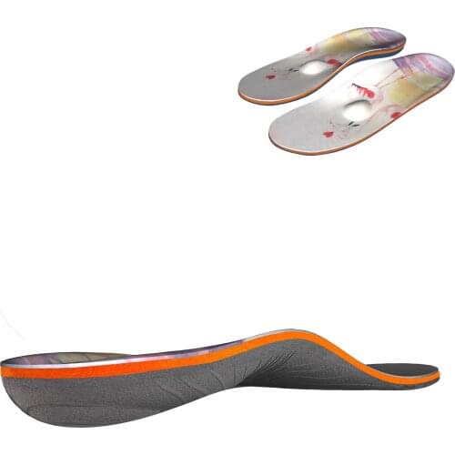 Summer unisex insoles are suitable for correction of flat foot fasciitis, sweat absorption, deodorization and other functions