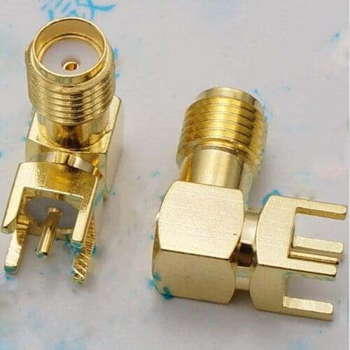 Elbow the SMA - KWE outside screw hole SMA RF bridge RF antenna 90 degrees of RF connector