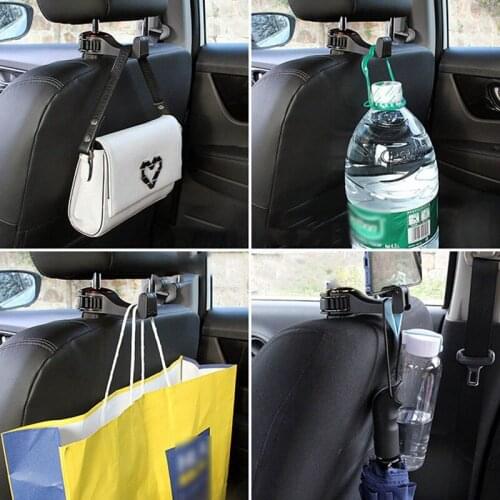 Multi-Function Car Back Seat Hook Car Mobile Phone Holder Phone Storage Rear Seat Phone Headrest Lazy Bracket Holder Stand