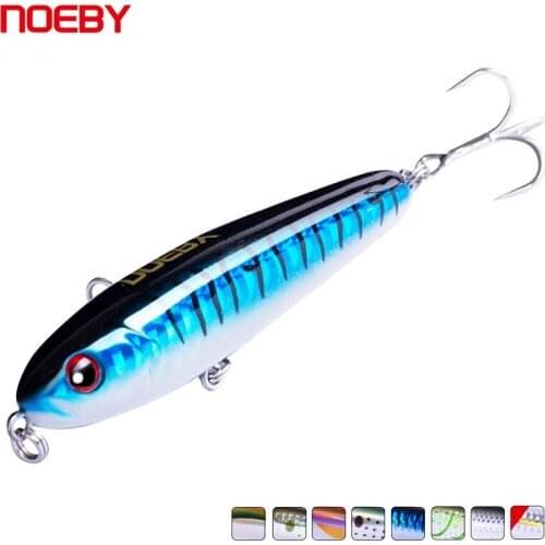 NOEBY Outdoor Hunting Fishing 75mm 28g Sinking Wobblers for Fishing Goods Artificial Baits NBL9165