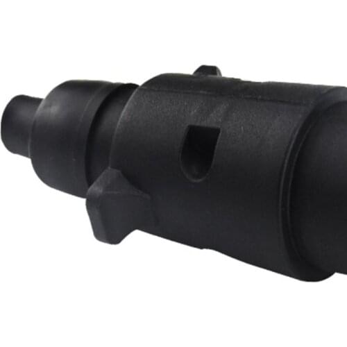 2021 New 12V 7 Way Round Standard European Car Plug Connector Plastic 7 Pin Socket Plugs For Trailers RVs