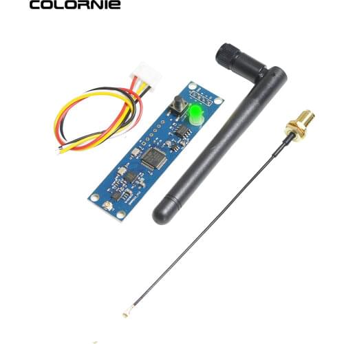 Free shipping best price Wireless DMX512 2.4G Led Stage Light PCB Modules Board LED Controller Transmitter Receiver with Antenna