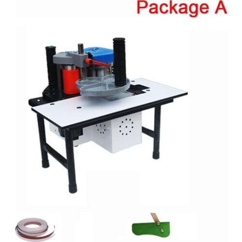 Portable edge banding machine woodworking manual small automatic hot melt adhesive for home improvement furniture