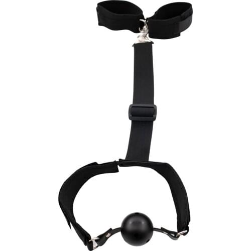 Forced Ball Gag Female SM Torture Equipment Mouth Ball Flail Male Female Adult Sex Supplies Training Equipment