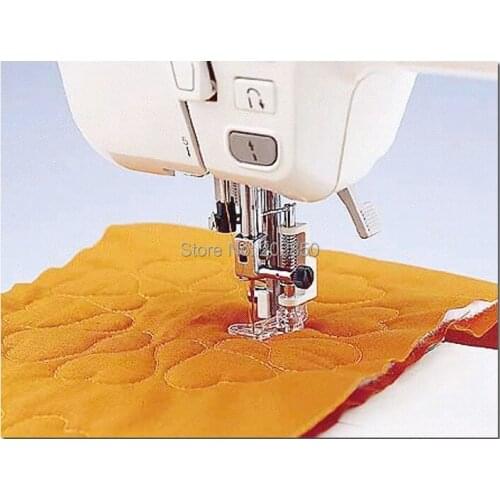 Free Motion Darning/ Quilting/ Embroiderying Presser Foot,With Spring&Plastic Parts,For Domestic Multi-Function Sewing Machine