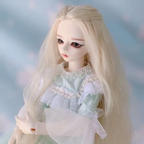 BJD SD doll fake hair 1/3 1/4 1/6 1/8 instant noodles roll male and female high temperature fiber wigs