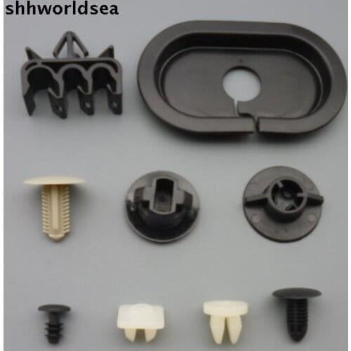 Shhworldsea 500pcs body side fender clip used the hood used under panel front door retainer trim retainer routing clip