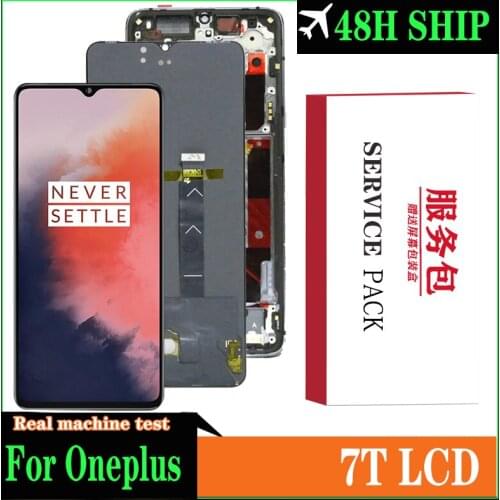 6.55" Amoled Display Replacement With burns For Oneplus 7T LCD Touch Screen Digitizer Assembly For One Plus 7T LCD Screen