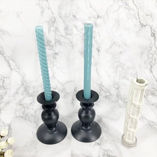 Spire Cylinder Shape Candle Mold Mould DIY Clay Soap Scented Candles Craft Tools