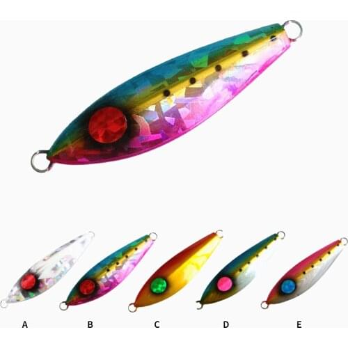 Swolfy 2pcs Lead Metal Jigging Lure 120g/ 150g/200g 5colors Deep Sea Artificial Fishing Bait hard lure fishing lure