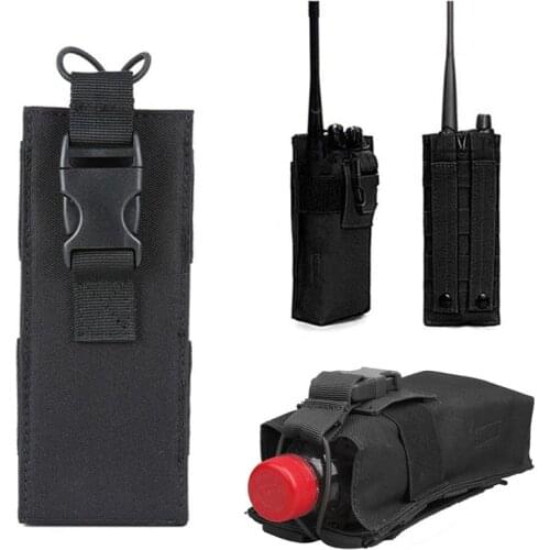 Tactical Molle Walkie Talkie Pouch Waist Bag Plate Carrier Military Nylon Radio Magazine Pouch Pocket Interphone Holster Mag Bag