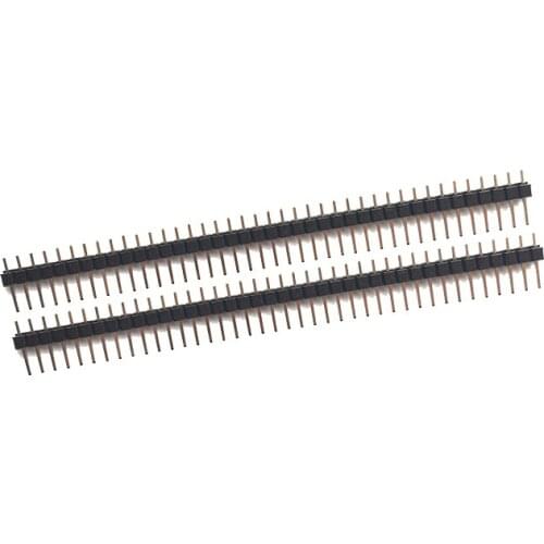 10pcs/lot Hot Sale 40 Pin 1x40 Single Row Male 2.54mm Breakable Pin Header Connector Strip