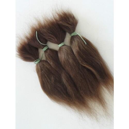 100% Pure mohair reborn baby doll hair doll wigs premium mohair 15g long hair