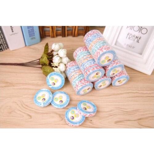 100pcs/lot! Travel use Compressed towel Cotton Hotel Camping Trip Travel Essential Easy Carry Portable Towel Color Random