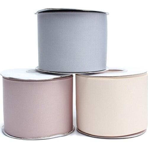 100 yards/lot) Wholesale price 3 inch solid color grosgrain ribbon for hair bows