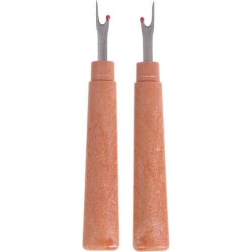 2Pcs Plastic Handle Craft Thread Cutter Seam Ripper Unpicker Needle Arts DIY Sewing Tools Household Sewing Accessories