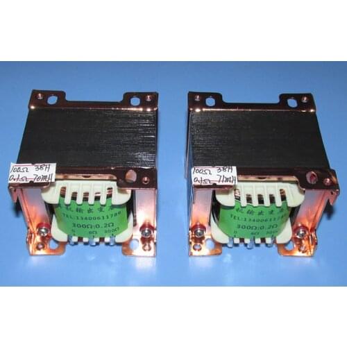 Aluminum ribbon type low internal resistance earphone output transformer 300 ohm: 0.2 ohm output transformer, Z11 core