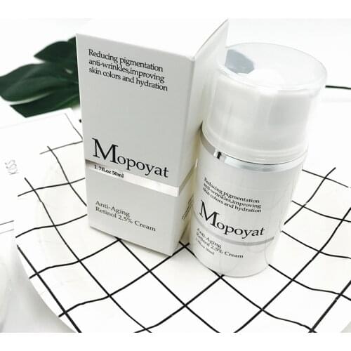 Retinol 2.5%Moisturizer Face Cream Hyaluronic Acid AntiAging Remove Wrinkle Collagen Smooth Whitening Cream 50ml