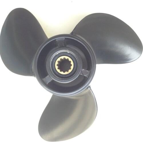 Free shipping 8.5x8 For 8-9.9 HP for tohatsu propeller tohatsu Motor TOHATSU Aluminium Propeller Motors 12 tooth spline