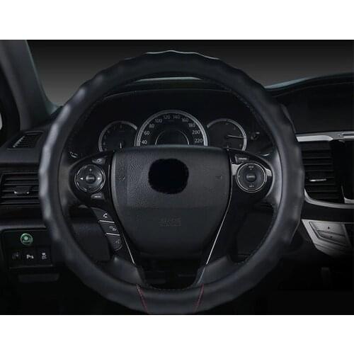 3D Steering Wheel Cover Universal Leather Funda Volante Coche Volante Esportivo Coprivolante Durable Car Accessories Interior