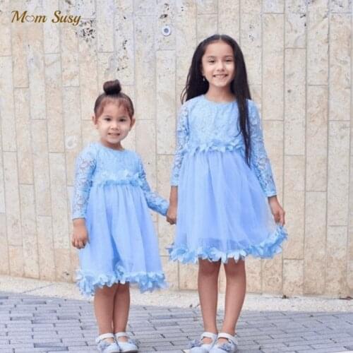 Baby Girl Princess Lace Floral Tutu Dress Toddler Girl Vintage Flower Tulle Vestido Party Pageant Birthday Baby Clothes 3-7Y