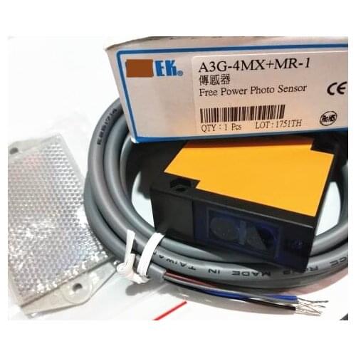 A3G-4MX + MR-1 lens reflective photoelectric switch sensor brand new