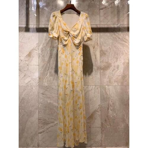 Guesod Summer Silk Dresses