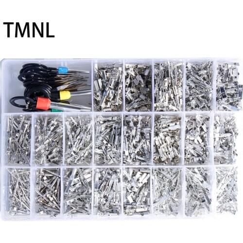 Terminal Automotive Connector Car Electrical Wire Removal Non-Insulated Plug Male Female crimp pins Release Kit Repair Crimping