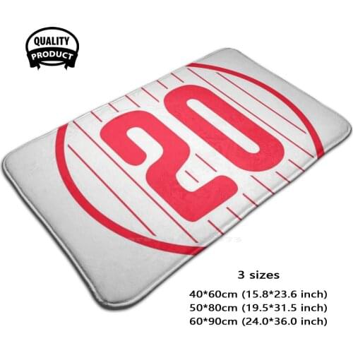 Mike Schmidt Number 20 Jersey Inspired Comfortable Door Mat Rug Carpet Foot Pad Mike Schmidt Phillies Phillies Fan Baseball Fan