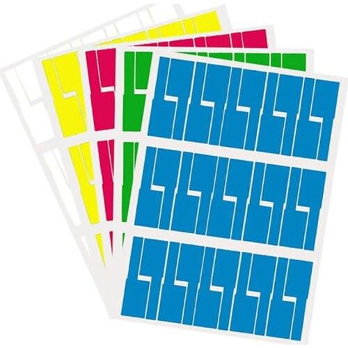 New 750Pcs Cable Label Sticker Waterproof Wire Network Electrical Cable Labels Cord Tag Marker Print Stickers Organizer